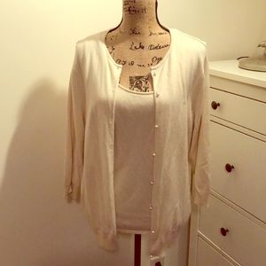 Camisole set Cream 2 piece